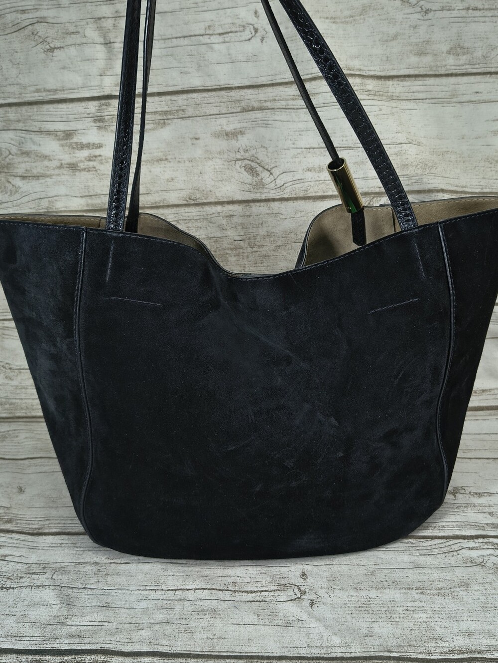 Jimmy Choo Stevie Hobo Bag Black Suede - Picture 9 of 10